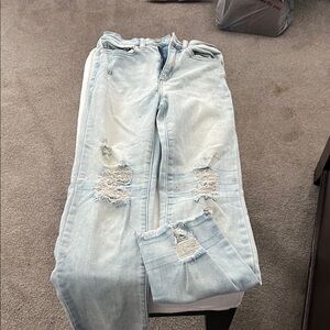 Joe's Jeans Kids Light Blue Ripped Denim